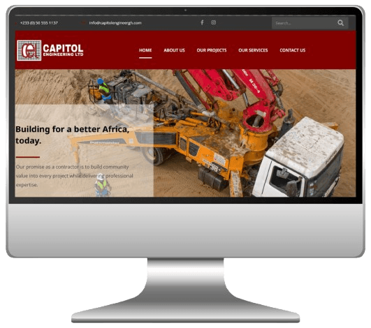 Capitol Engineering Website Redesign